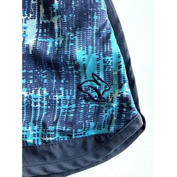 Rabbit Running California Women’s Shorts Size M Blue Lined 4.5” Inseam - Picture 4 of 7